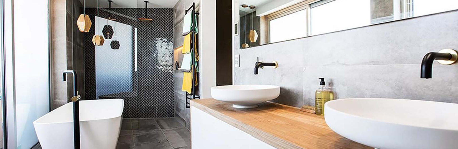 The Block, bathroom, Dean & Shay