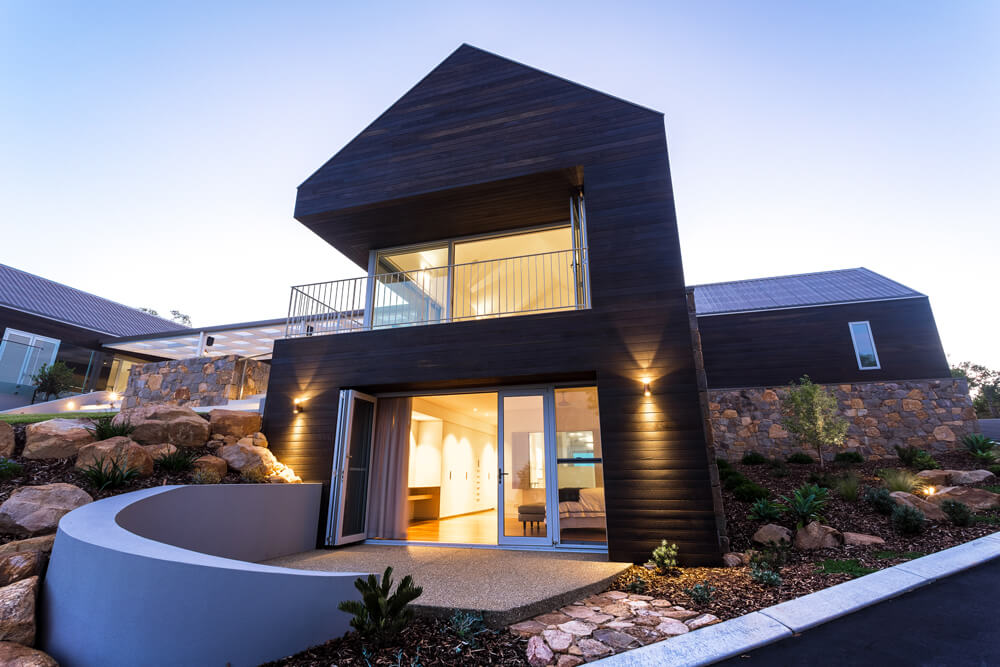 Charcoal finish wood