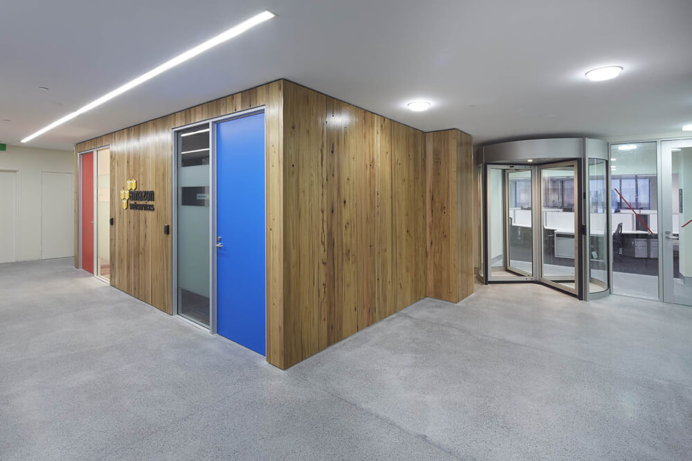 Recycled timber cladding