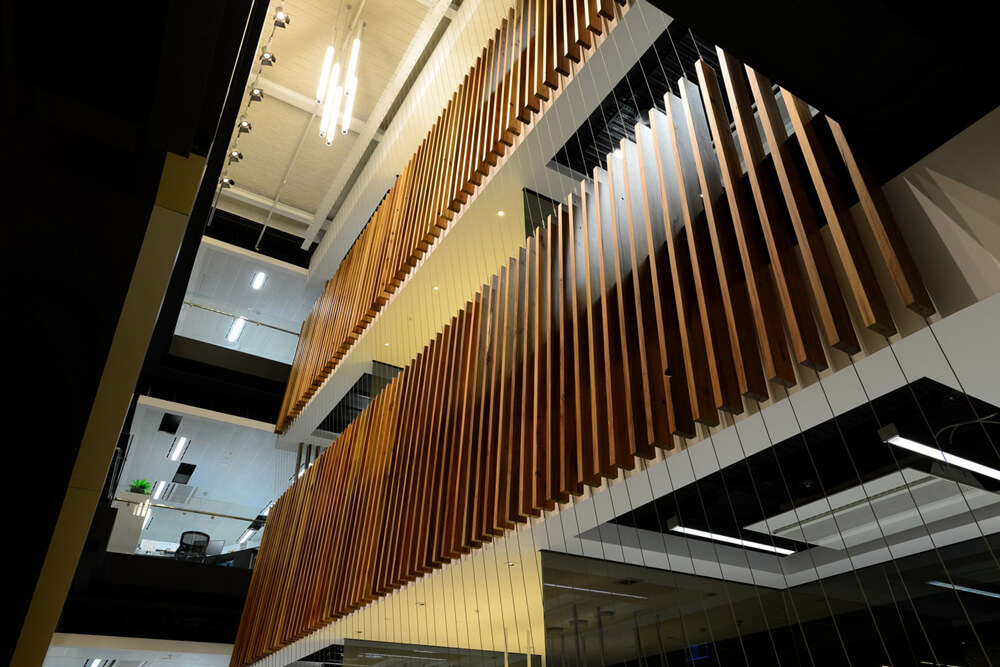 Recycled timber cladding