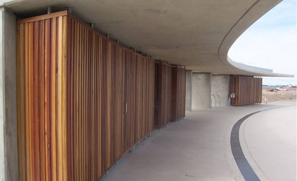 Recycled timber cladding