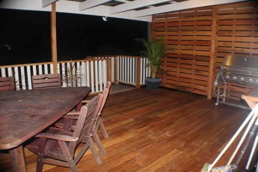 Recycled timber decking