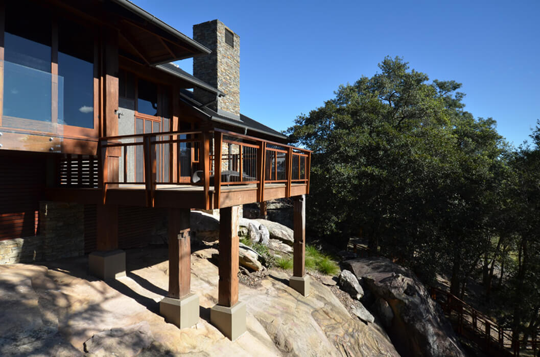 Escarpment house