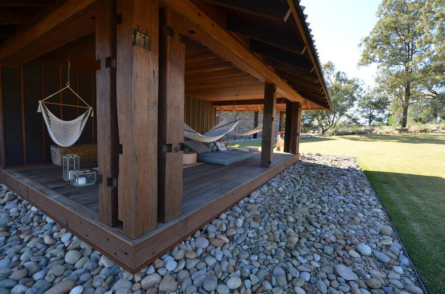 Handbrushed timber finish